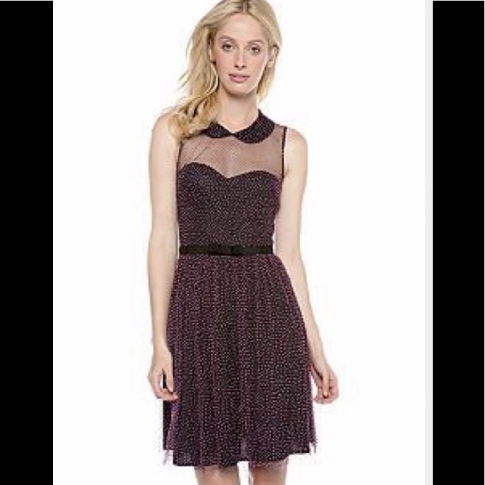 Betsey Johnson Polka dot tulle dress
